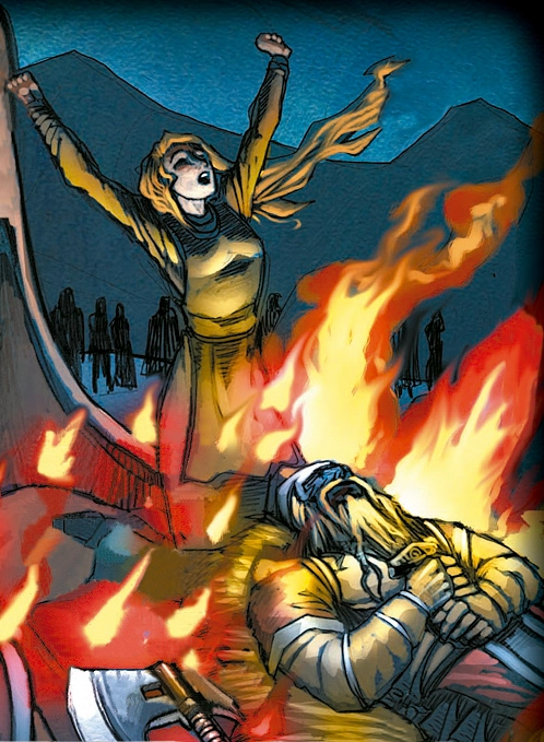 Ilustración de la baraja deus
